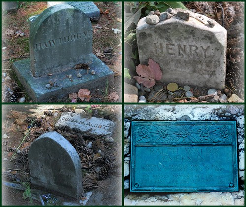 Author's Gravestones Collage