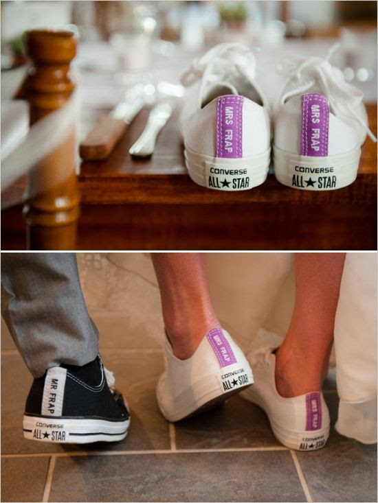 You can make your own custom Converse wedding shoes at #converse.com
