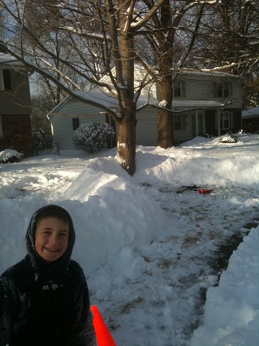 Great wall of snow-a