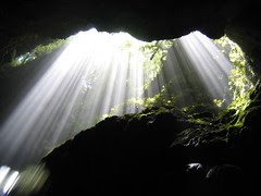 looking up from entry point