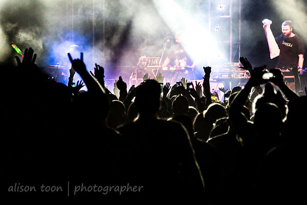 Crowd watching Keys N Krates at TBD Fest, Sacramento