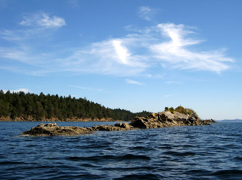 Rocks, across Wallace Island