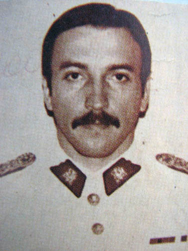 El mayor de Ejército y jefe CNI de Arica Juan Delmas, alias "Carlos Vargas Casella"
