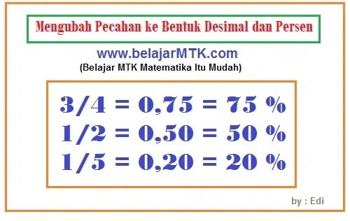Contoh Soal Bilangan Desimal Dan Jawabannya Kunci Ujian