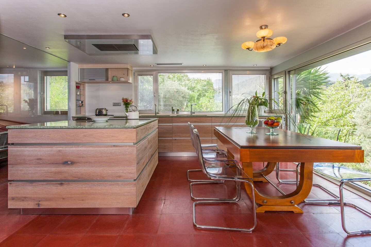 The kitchen.