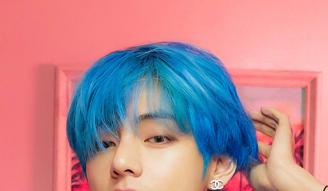 Kim Taehyung Blue Hair Wallpaper - wide 7