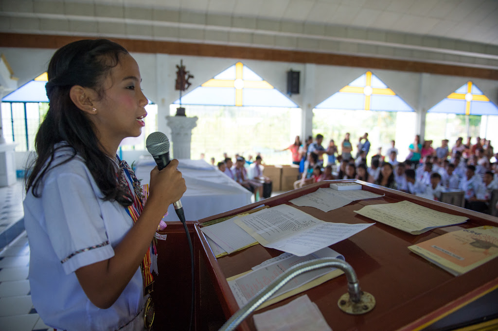 Today, Honeylette is graduating at the top of her class. She was chosen to deliver the valedictory at the graduation ceremony, which is considered to be a great honor.