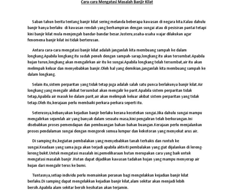 Cara Mengatasi Masalah Banjir Kilat  My XXX Hot Girl