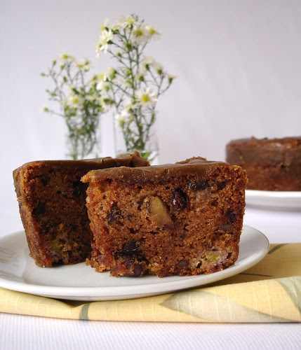 Banana caramel cake / Bolo de banana e caramelo