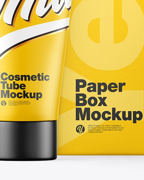 Download Download Matte Cosmetic Tube Paper Box Mockup Psd Yellowimages Free Psd Mockup Templates Yellowimages Mockups