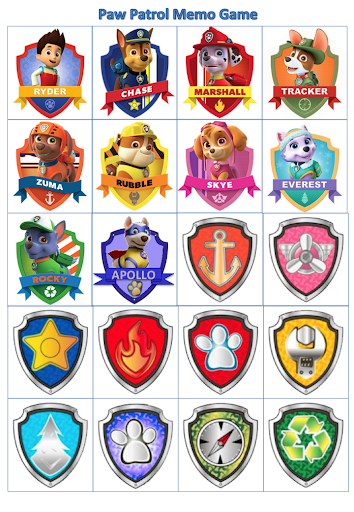 Paw Patrol All Pups Name - Lovers
