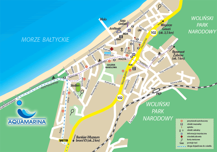Mapa Międzyzdroje | Mapa