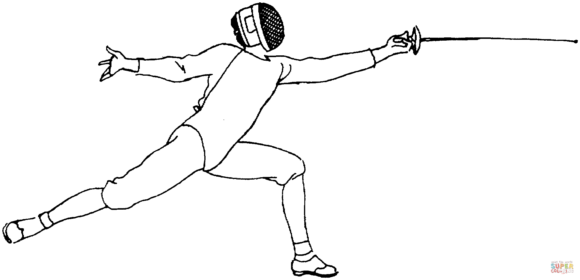 Download 87+ Sports Fencing Coloring Pages PNG PDF File - High Quality