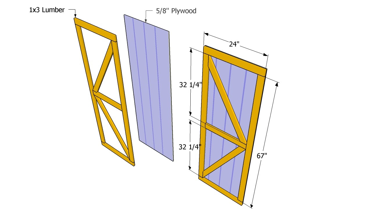 Plywood Shed Door Plans