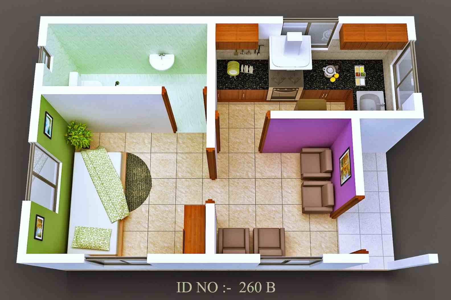 Desain Interior Rumah Type 29 60 Dekorhom