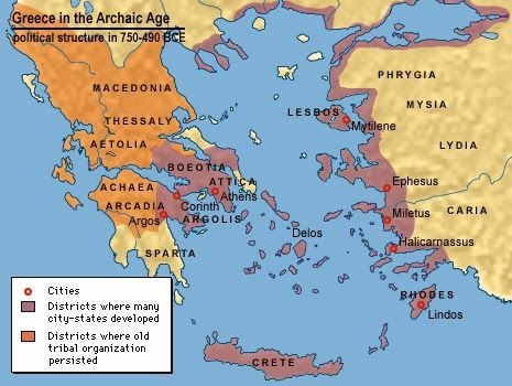 Ancient Greece Map Labeled Peloponnesus - Ancient Info