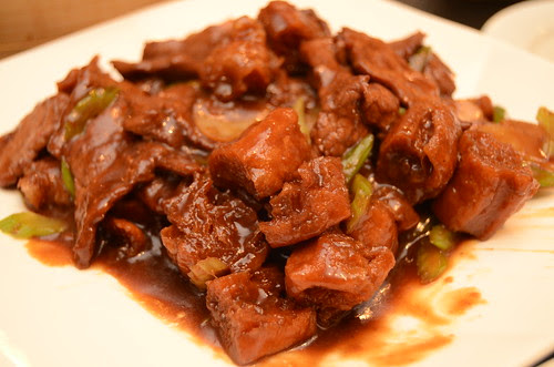 beef with chinese crullers