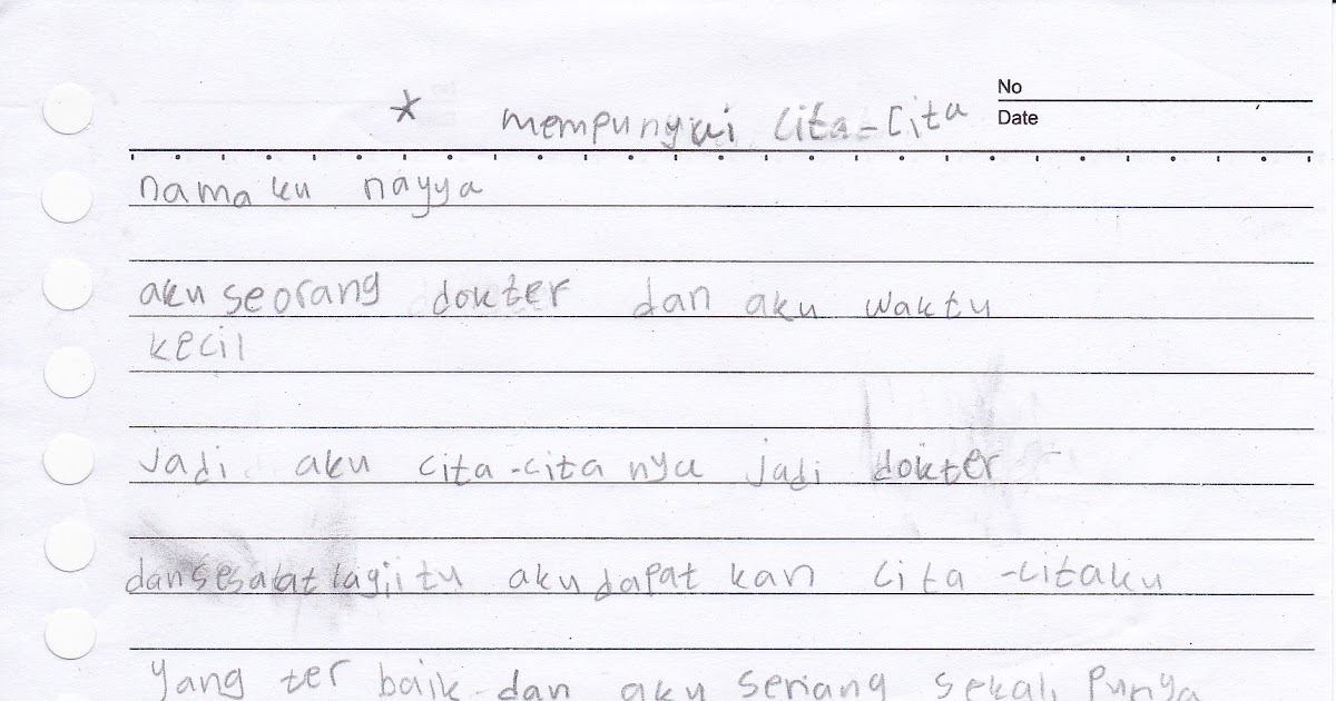 Puisi Cita Cita Ku Menjadi Koki