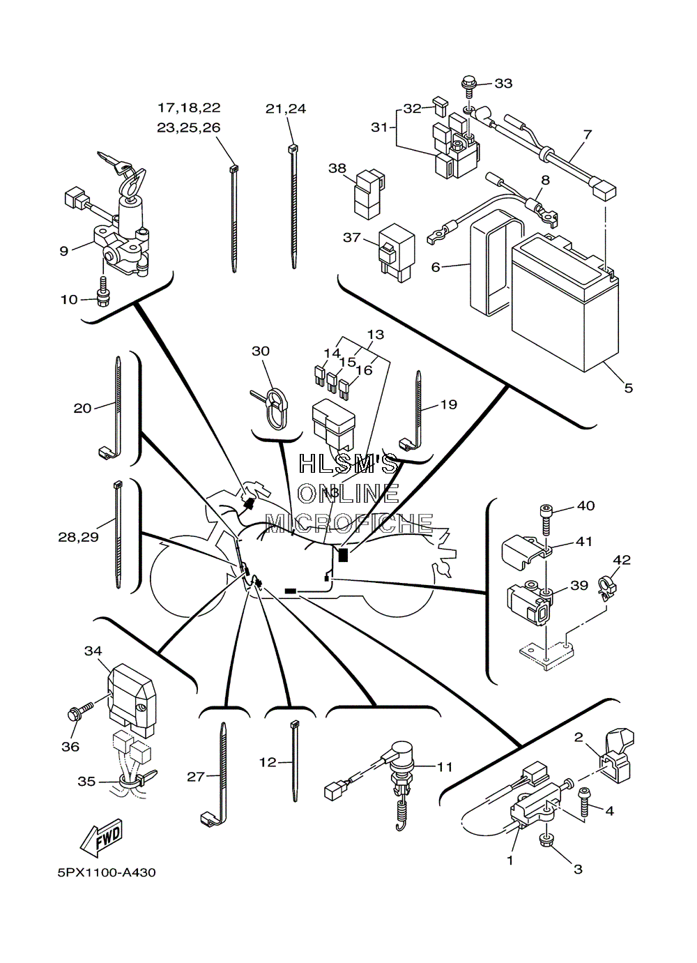 Wiring Diagram For Yamaha Warrior 1700