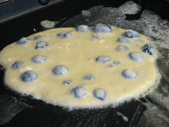 Kelly's Blueberry & Mascarpone Pancakes