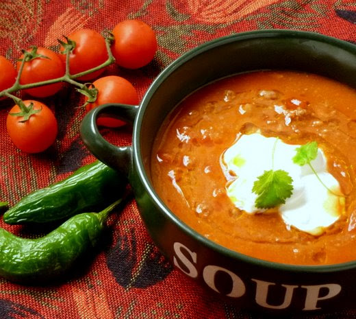 Blend-Ahead, Deeply Delicious Spicy Mince,  Bean and Tomato Soup