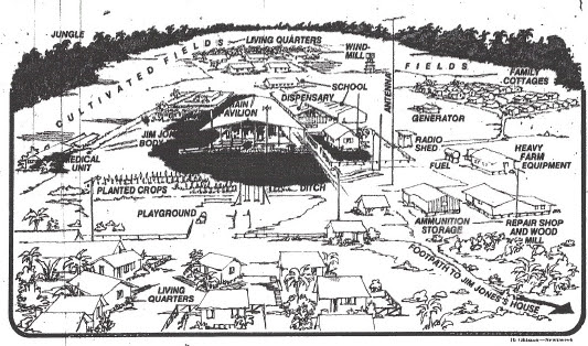Images and Places, Pictures and Info: jonestown guyana map
