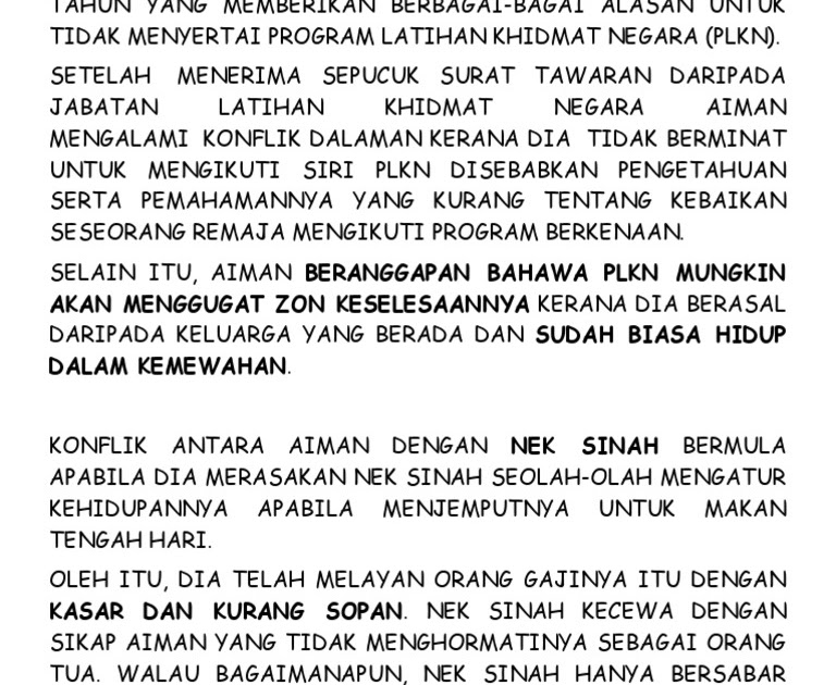 Soalan Latihan Drama Bukan Gila - Selangor h