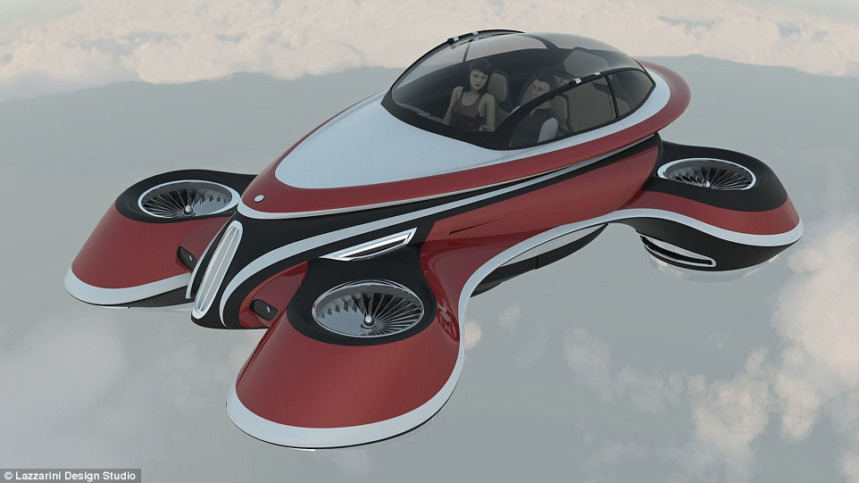 The Hover Coupè is the brainchild of Pierpaolo Lazzarini, head of the Rome-based agency behind the creation of breathtaking images and footage of their vision for the vehicle
