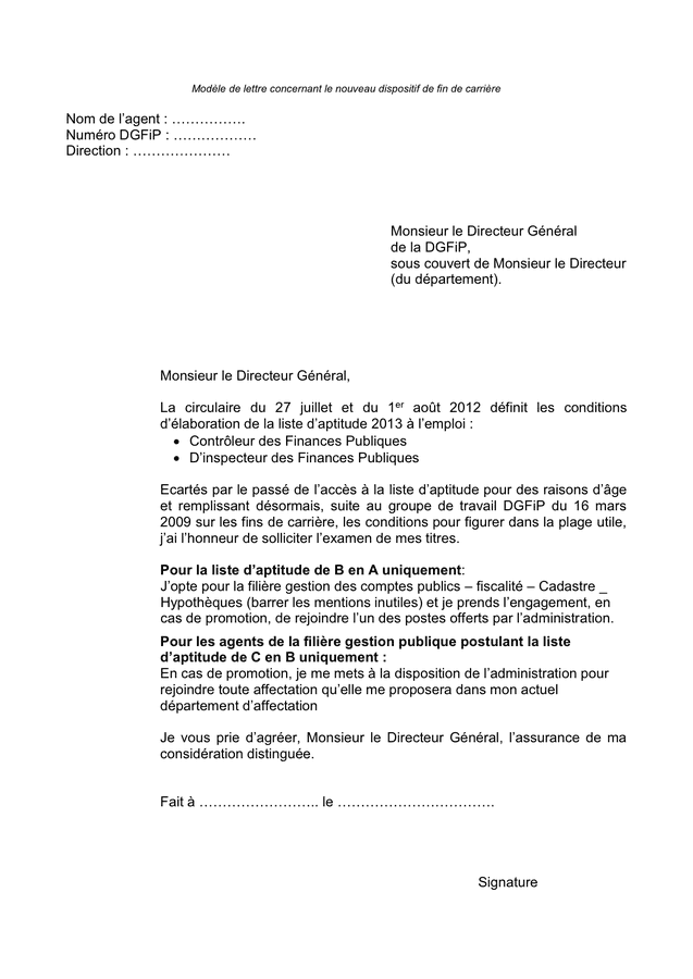 Lettre Circulaire Exemple  Branden White Lettre
