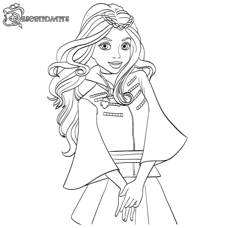 Descendants Coloring Pages Best Coloring Pages For Kids Coloring Pages