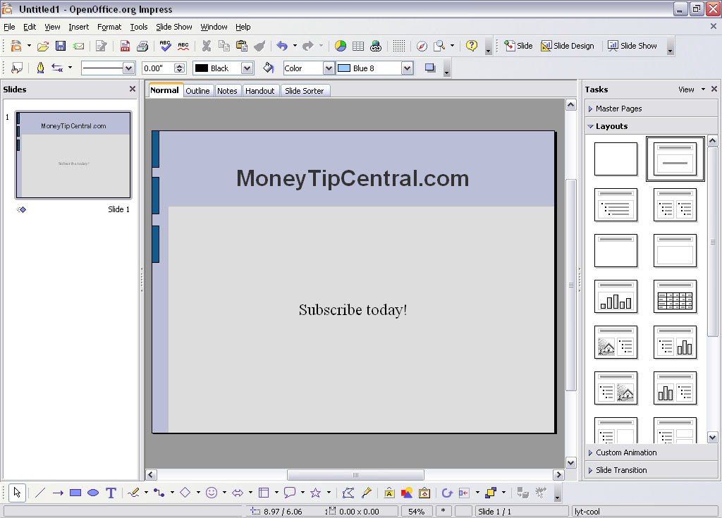 Open Office Presentation Templates
