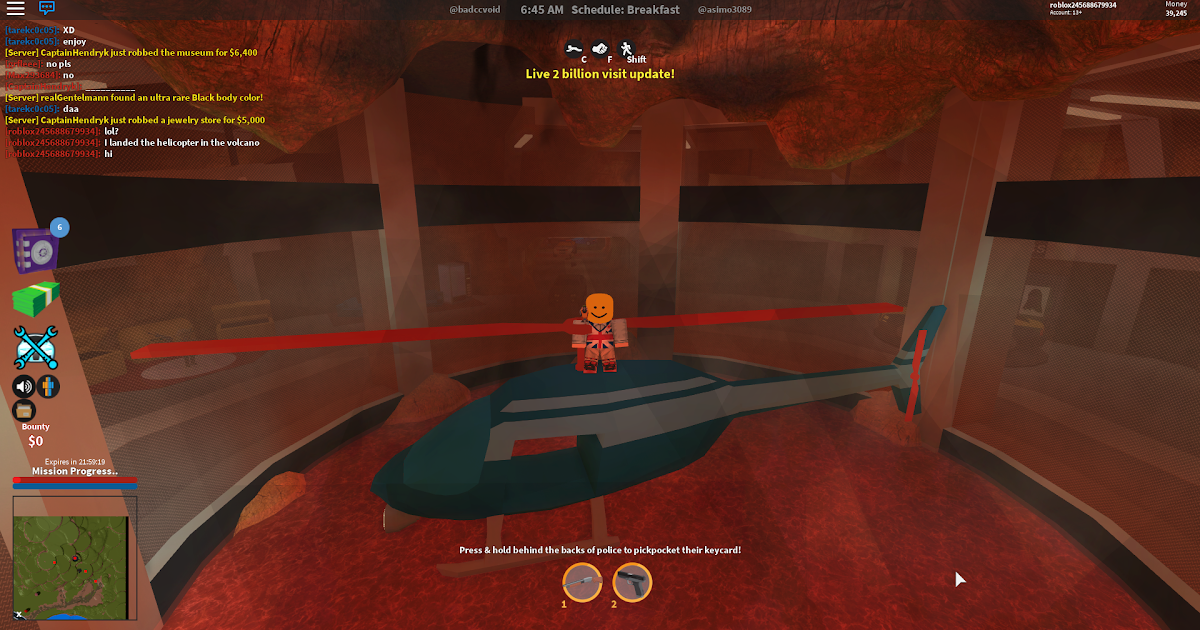 jailbreak volcano helicopter