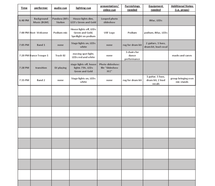 Production Schedule For Newsletter : Post Production Schedule Template ...