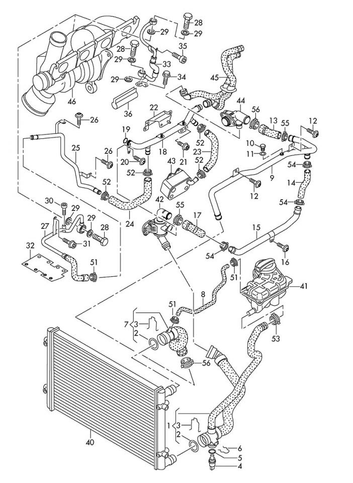 Audi A4 Cooling System Diagram - Hanenhuusholli