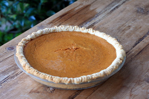 Pumpkin Pie with homemade crust