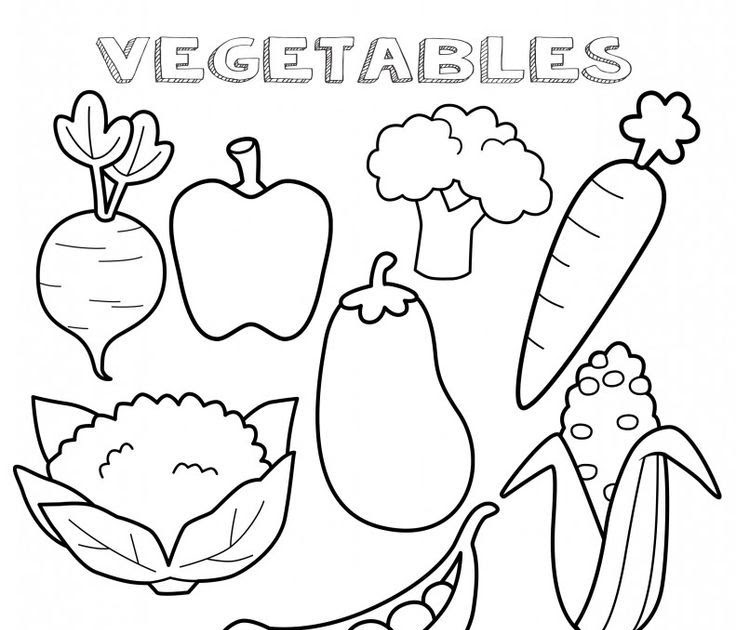 Coloring Page Healthy Food Clipart Black And White - PicsHealth