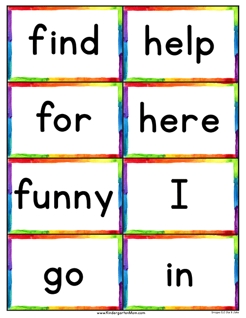 clarissa055-sight-words-flashcards