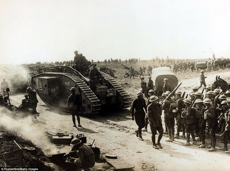 The use of the tank paved the way for the creation of the Royal Tank Corp in 1917 which led to technical improvements