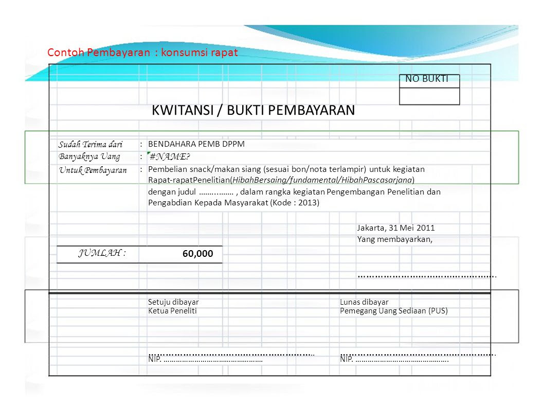 Contoh Nota Pembelian Snack Contohlah B