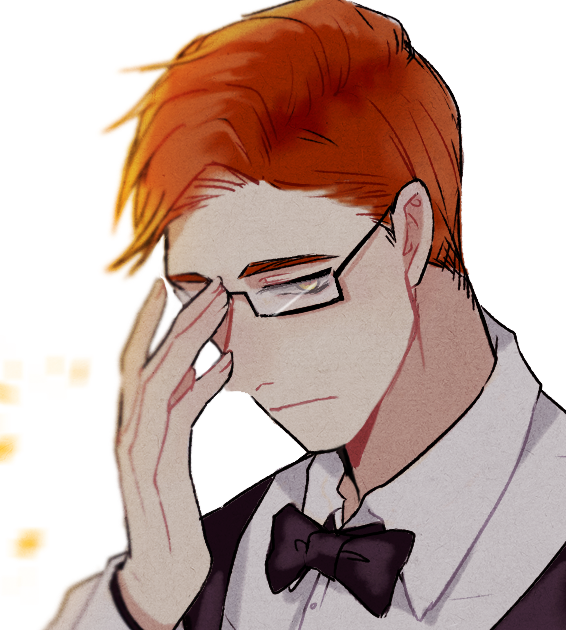 Male Cartoon Characters With Red Hair And Glasses