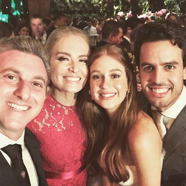 Luciano Huck, Angélica, Marina Ruy Barbosa e Xande Negrão (Foto: Reprodução/ Instagram)