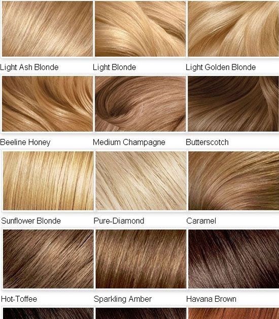 Light Caramel Brown Hair Color Chart