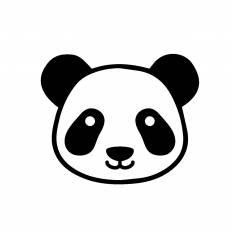 ベストファッショントレンド 50 パンダ イラスト 無料 白黒