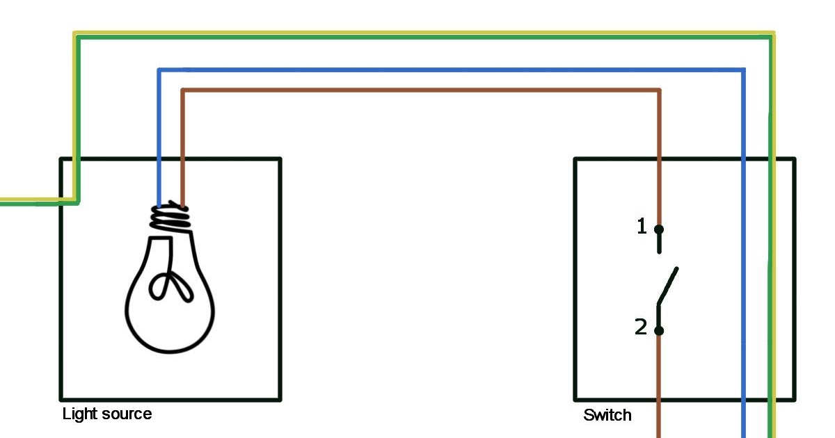 Double Light Switch Diagram / Two way switched lighting circuits #1