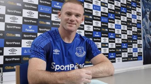 Image result for rooney to everton