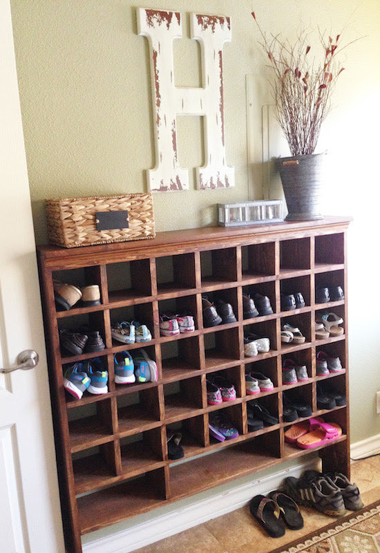 sheds plans : Build Your Own Shoe Cubby with Remodelaholic Sincerely Sara D