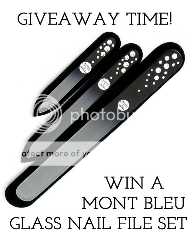 Win a Set of Glass Nail Files by Mont Bleu