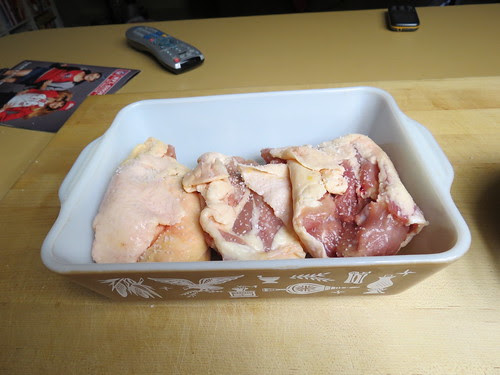 chicken salted the night before