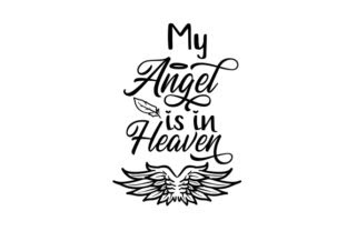 Angel In Heaven Christmas Ornament Svg - Svg Cut Files Free Christmas