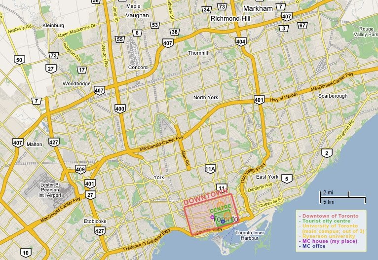 Toronto Google Maps Canada